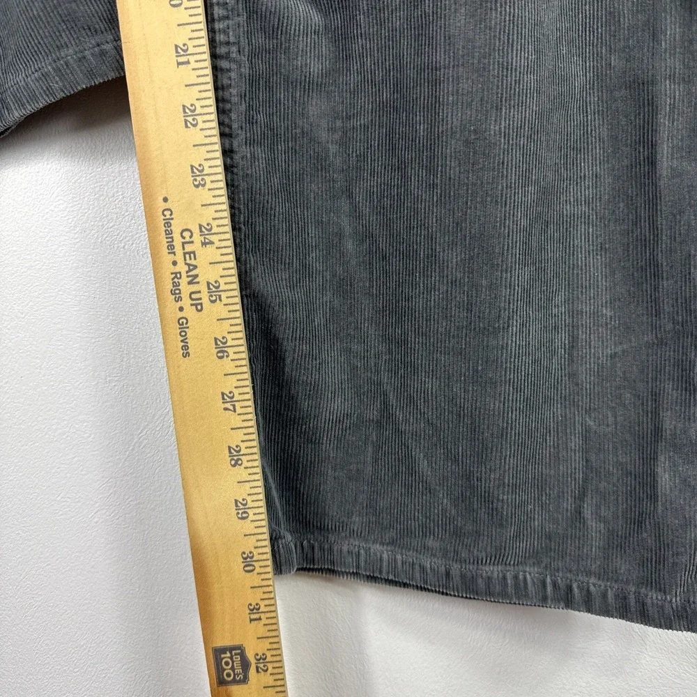 Tony Hawk Pants Mens 36x32 Dark Gray Corduroy Baggy Skater Y2K Loose 100% Cotton